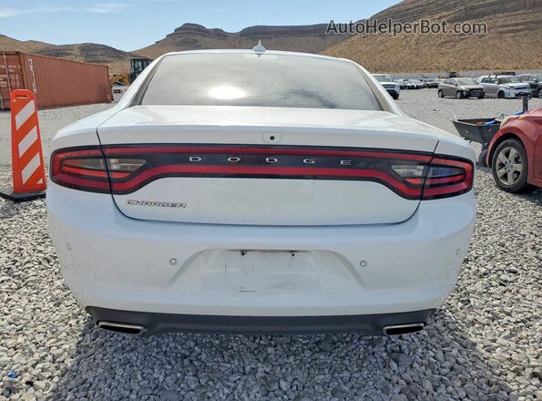 2C3CDXBG3PH530588 2023 DODGE CHARGER White Հետևի տեսք