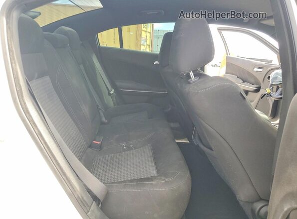 2C3CDXBG3PH530588 2023 DODGE CHARGER White Հետևի նստատեղերի տեսք