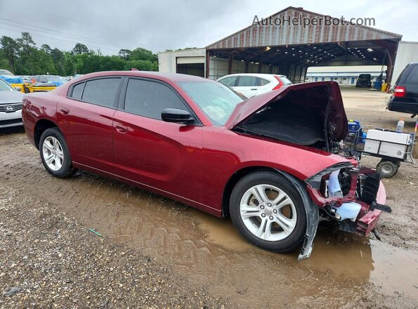2C3CDXBG3PH613003 2023 DODGE CHARGER Maroon Przód prawy
