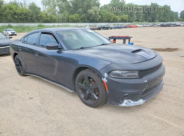 2C3CDXBG4GH173437 2016 DODGE CHARGER Black Przód prawy