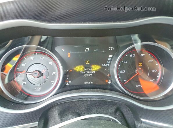 2C3CDXBG4GH173437 2016 DODGE CHARGER Black Widok zestawu wskaźników