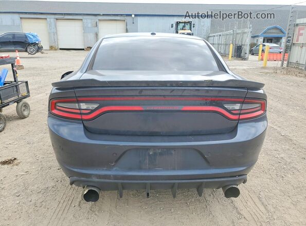 2C3CDXBG4GH173437 2016 DODGE CHARGER Black Widok z tyłu