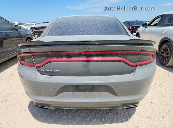 2C3CDXBG4JH114802 2018 DODGE CHARGER Gray Widok z tyłu
