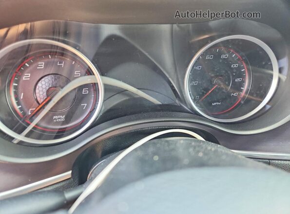 2C3CDXBG4JH114802 2018 DODGE CHARGER Gray Widok zestawu wskaźników