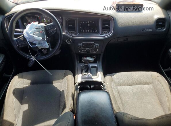 2C3CDXBG4JH135889 2018 DODGE CHARGER Burgundy Вид панелі приладів