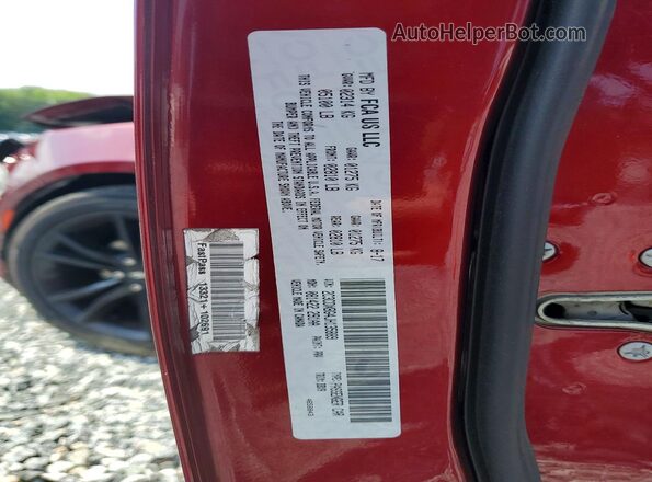 2C3CDXBG4JH135889 2018 DODGE CHARGER Burgundy Вид підкапотного простору