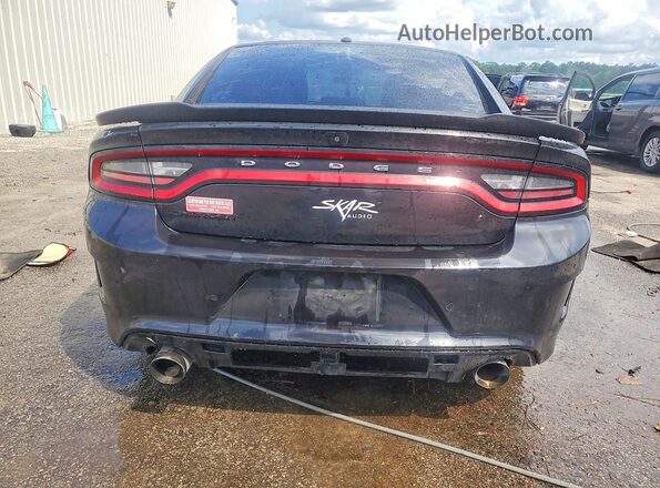 2C3CDXBG4JH290619 2018 DODGE CHARGER Black Rear view