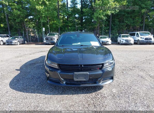 2C3CDXBG4JH303515 2018 DODGE CHARGER Black Widok zestawu wskaźników
