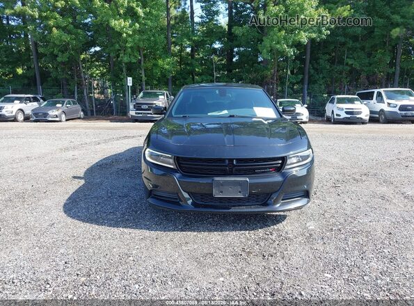 2C3CDXBG4JH303515 2018 DODGE CHARGER Black Widok z przodu