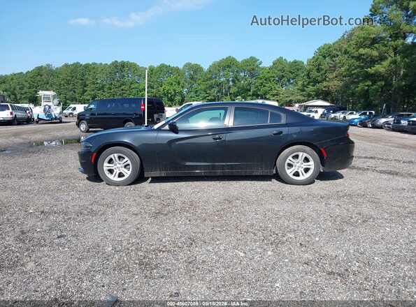 2C3CDXBG4JH303515 2018 DODGE CHARGER Black Widok wnętrza 360 stopni