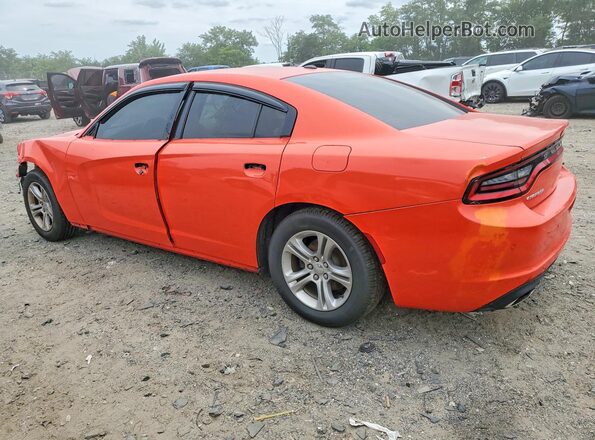 2C3CDXBG4KH517941 2019 DODGE CHARGER Оранжевый Задняя левая четверть