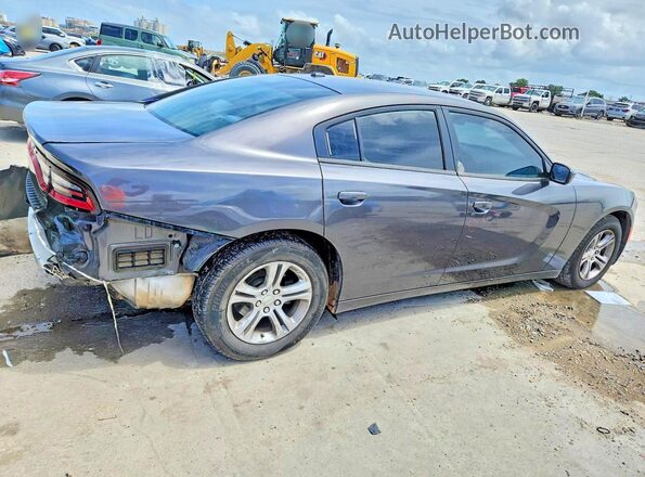2C3CDXBG4KH605775 2019 DODGE CHARGER Серый Задняя правая четверть
