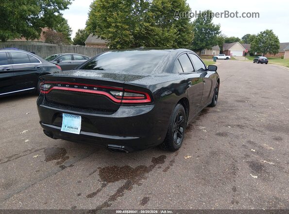 2C3CDXBG4KH628294 2019 DODGE CHARGER Black Trasero derecho
