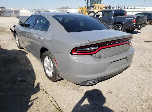 2C3CDXBG4KH707481 2019 DODGE CHARGER Серый Задняя правая четверть