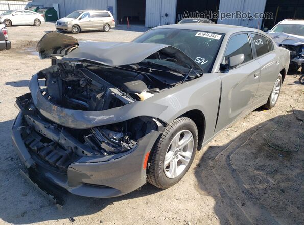 2C3CDXBG4KH707481 2019 DODGE CHARGER Серый Задняя левая четверть