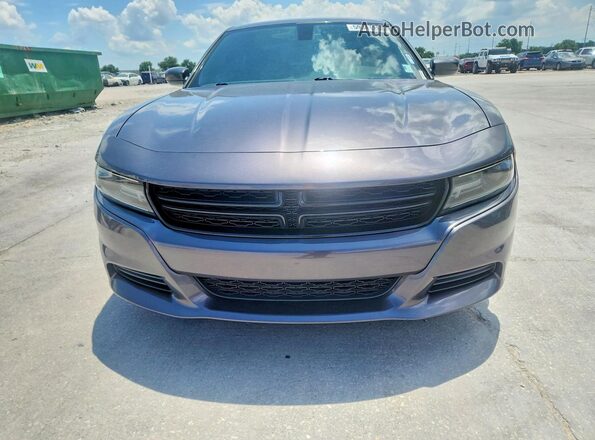 2C3CDXBG4KH711420 2019 DODGE CHARGER Gray Вид спереду