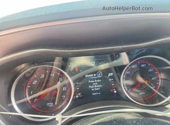 2C3CDXBG4KH711420 2019 DODGE CHARGER Gray Вид щитка приладів