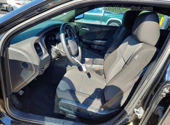 2C3CDXBG4LH102099 2020 DODGE CHARGER Black წინა სალონის ხედი