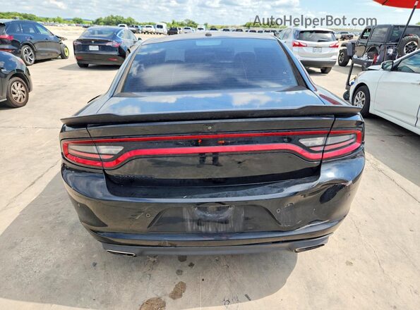 2C3CDXBG4LH167499 2020 DODGE CHARGER Black Вид ззаду