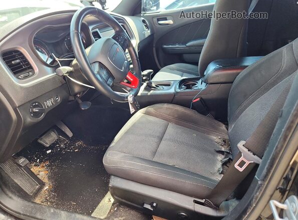 2C3CDXBG4LH167499 2020 DODGE CHARGER Black Вид салону спереду