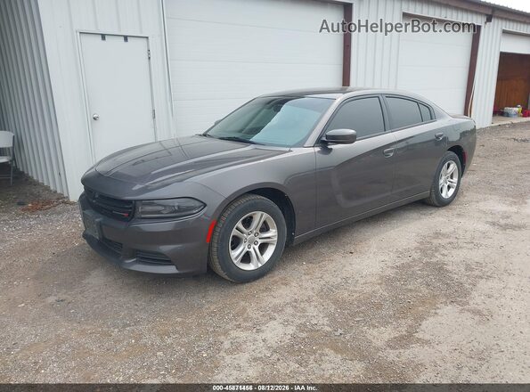 2C3CDXBG4LH190121 2020 DODGE CHARGER Серый Передняя левая четверть