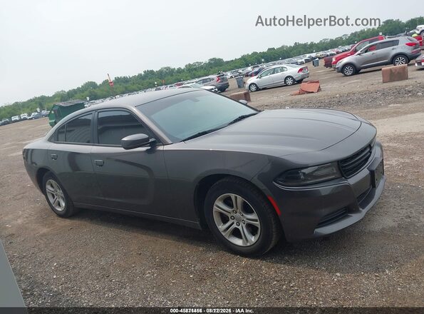 2C3CDXBG4LH190121 2020 DODGE CHARGER Серый Вид задней части салона
