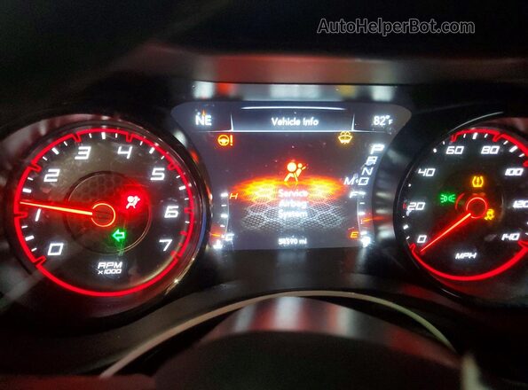 2C3CDXBG4LH248437 2020 DODGE CHARGER Синий Вид щитка приборов