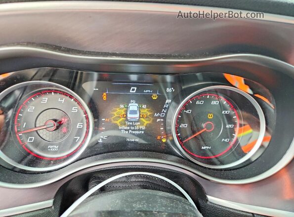 2C3CDXBG4MH510801 2021 DODGE CHARGER White ხელსაწყოთა პანელის ხედი