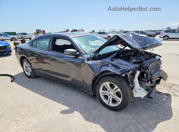 2C3CDXBG4MH518378 2021 DODGE CHARGER Gray Передня права чверть