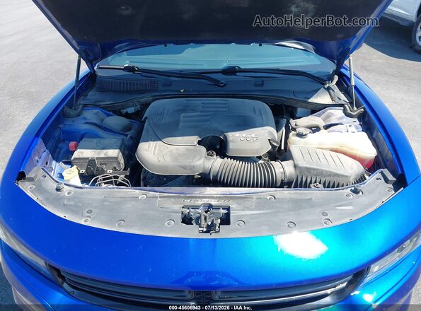 2C3CDXBG4MH591282 2021 DODGE CHARGER Blue Widok z tyłu