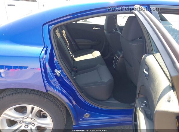2C3CDXBG4MH591282 2021 DODGE CHARGER Blue Widok naklejki z numerem VIN