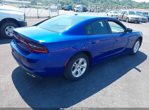 2C3CDXBG4MH591282 2021 DODGE CHARGER Blue Tył prawy