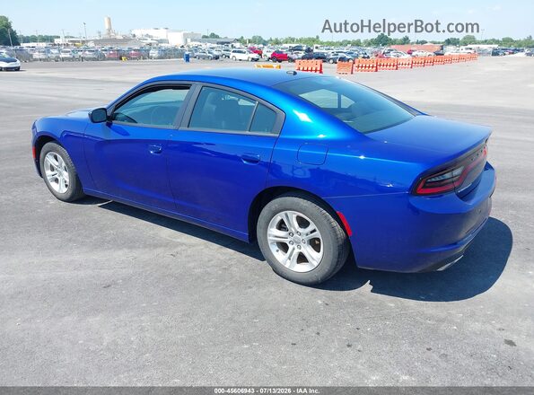 2C3CDXBG4MH591282 2021 DODGE CHARGER Blue Tył lewy