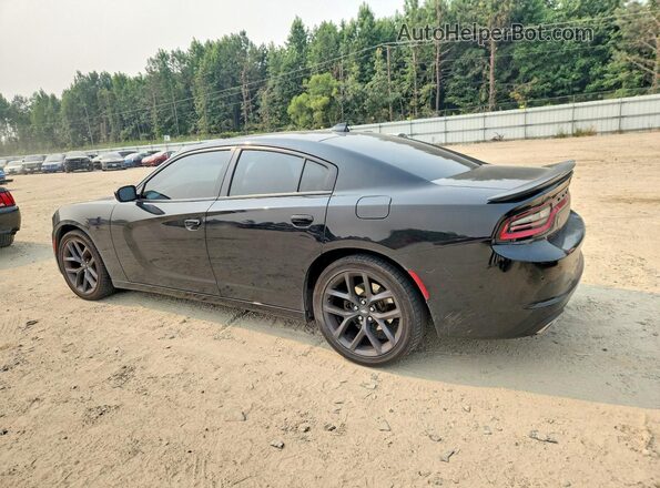 2C3CDXBG4MH648564 2021 DODGE CHARGER Black Trasero izquierdo