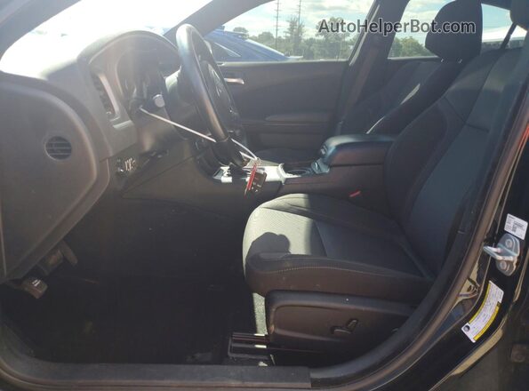 2C3CDXBG4NH201993 2022 DODGE CHARGER Черный Вид салона спереди
