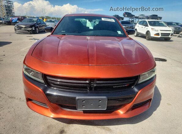 2C3CDXBG4NH217269 2022 DODGE CHARGER Orange Vista frontal