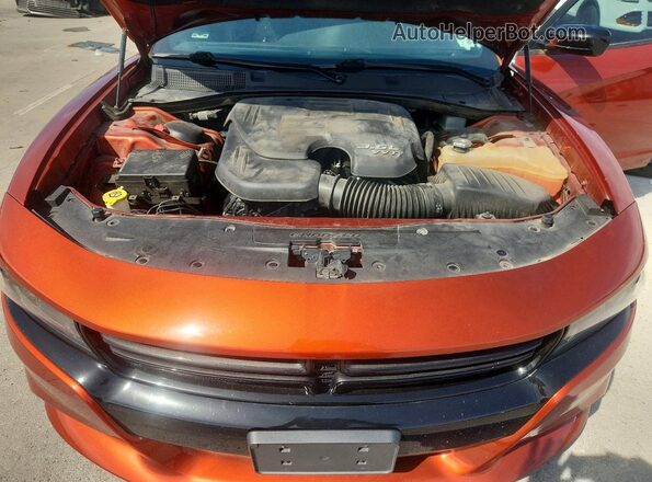 2C3CDXBG4NH217269 2022 DODGE CHARGER Orange Vista interior trasera