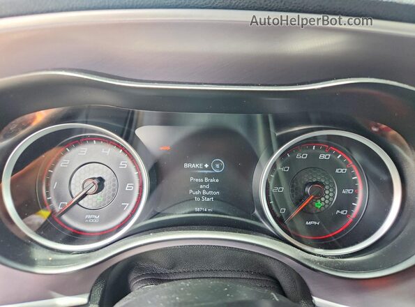 2C3CDXBG4NH234833 2022 DODGE CHARGER White Vista del cuadro de instrumentos