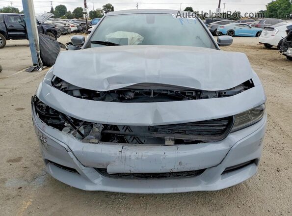 2C3CDXBG4NH243905 2022 DODGE CHARGER Gray Դիմացի տեսք