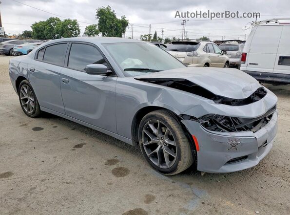 2C3CDXBG4NH243905 2022 DODGE CHARGER Gray Առջևի աջ
