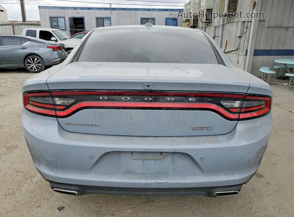 2C3CDXBG4NH243905 2022 DODGE CHARGER Gray Հետևի տեսք