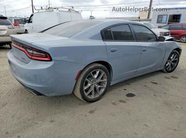 2C3CDXBG4NH243905 2022 DODGE CHARGER Gray Հետևի աջ