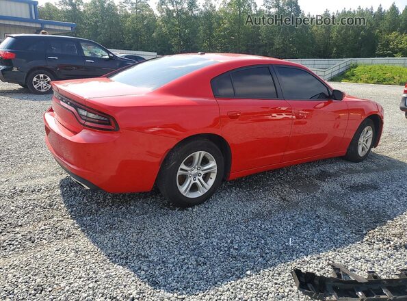 2C3CDXBG4NH255553 2022 DODGE CHARGER Red Rear right