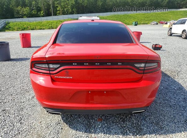 2C3CDXBG4NH255553 2022 DODGE CHARGER Red Rear view
