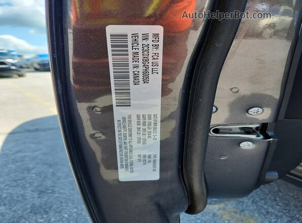 2C3CDXBG4PH600504 2023 DODGE CHARGER Gray ძრავის განყოფილების ხედი