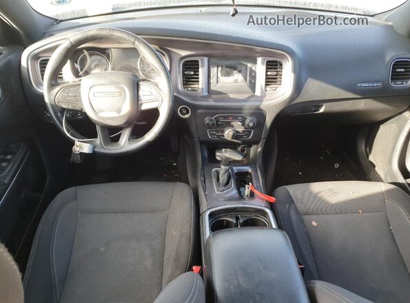 2C3CDXBG5HH557373 2017 DODGE CHARGER Black წინა პანელის ხედი