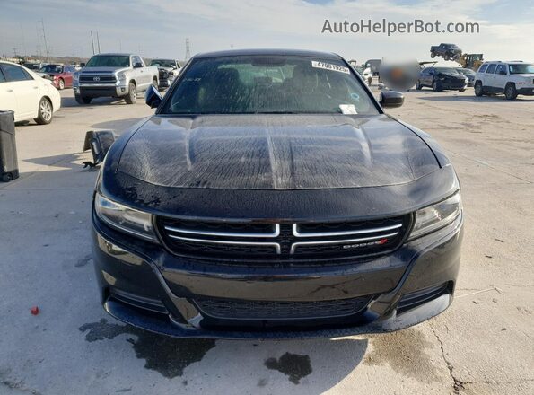 2C3CDXBG5HH557373 2017 DODGE CHARGER Black წინა ხედი