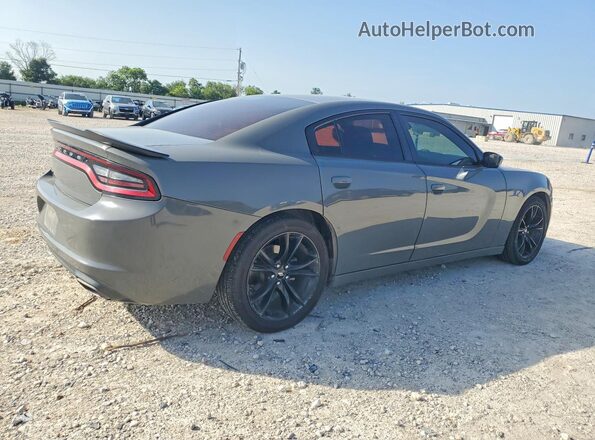 2C3CDXBG5HH602134 2017 DODGE CHARGER Gray Trasero derecho