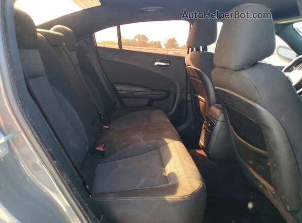 2C3CDXBG5HH602134 2017 DODGE CHARGER Gray Vista de los asientos traseros