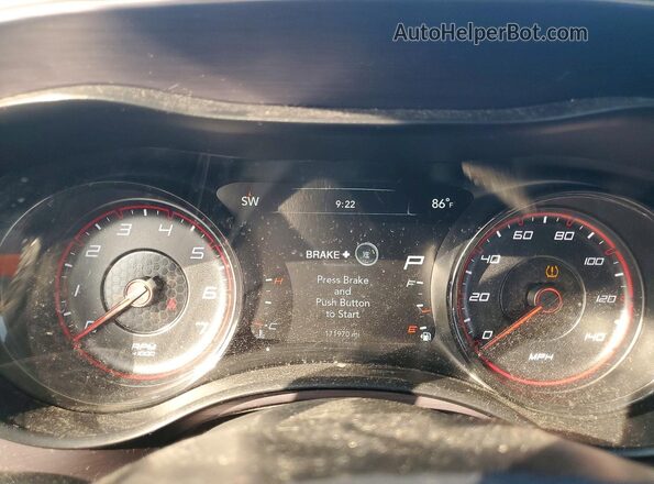 2C3CDXBG5HH602134 2017 DODGE CHARGER Gray Vista del cuadro de instrumentos